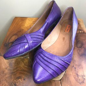 Miz Mooz  Purple Wallis Ballet Flats